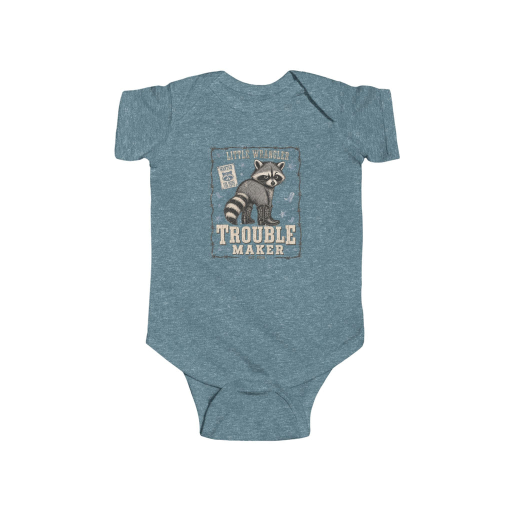 "Little Bandit" Racoon Infant Onesie