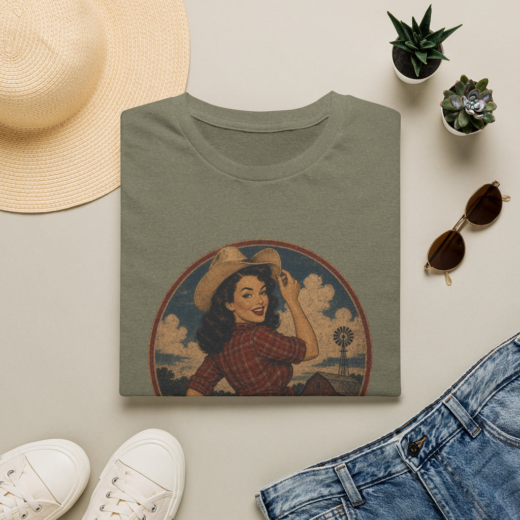 Country Girl T-Shirt — Vintage Cowgirl Graphic Tee
