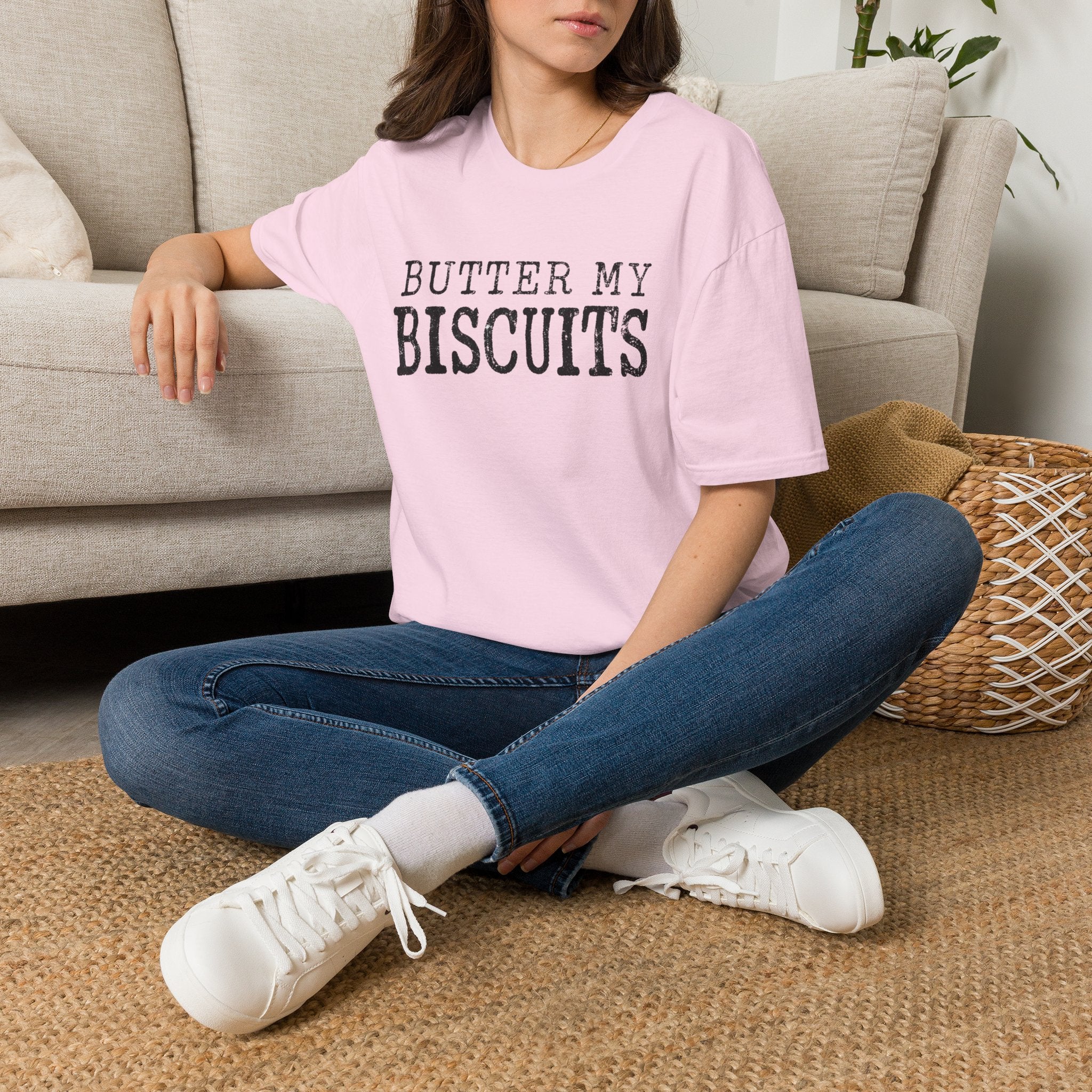 Butter My Biscuits T-Shirt — Southern Comfort Vintage Graphic Tee
