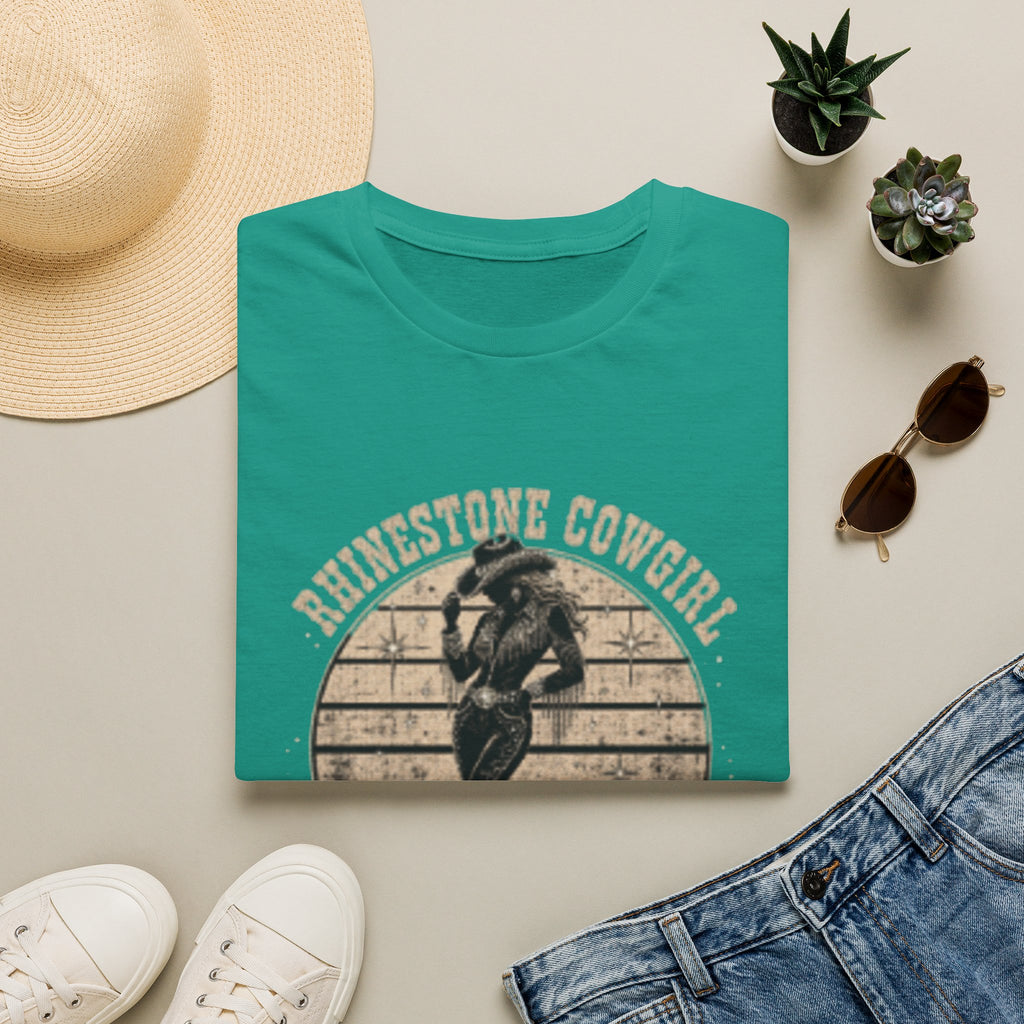 Rhinestone Cowgirl T-Shirt — Vintage Western Sparkle Tee