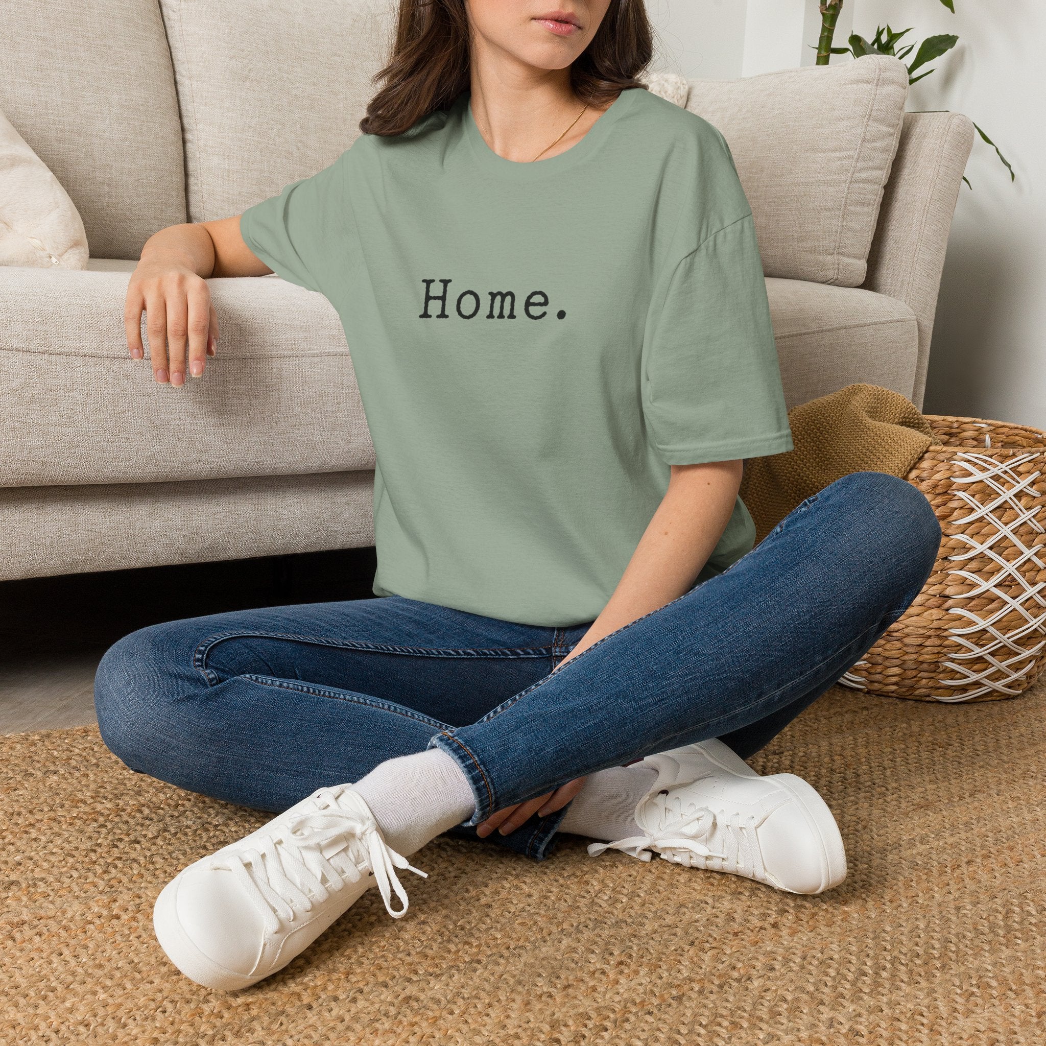 Home. Minimalist Graphic T-Shirt — Cozy Comfort Tee for Relaxed Living