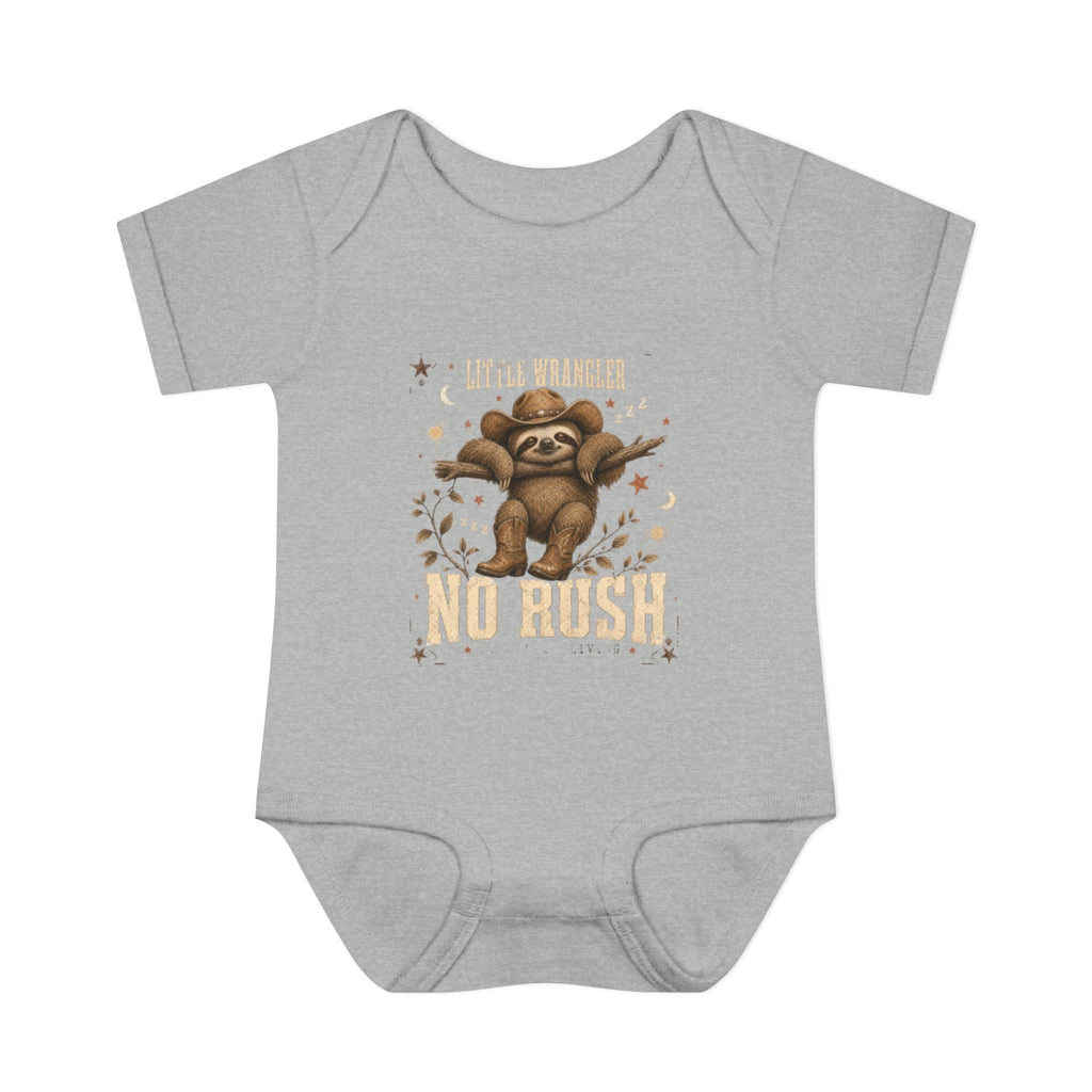 "Little Rumbler No Rush" Sloth Infant Onesie