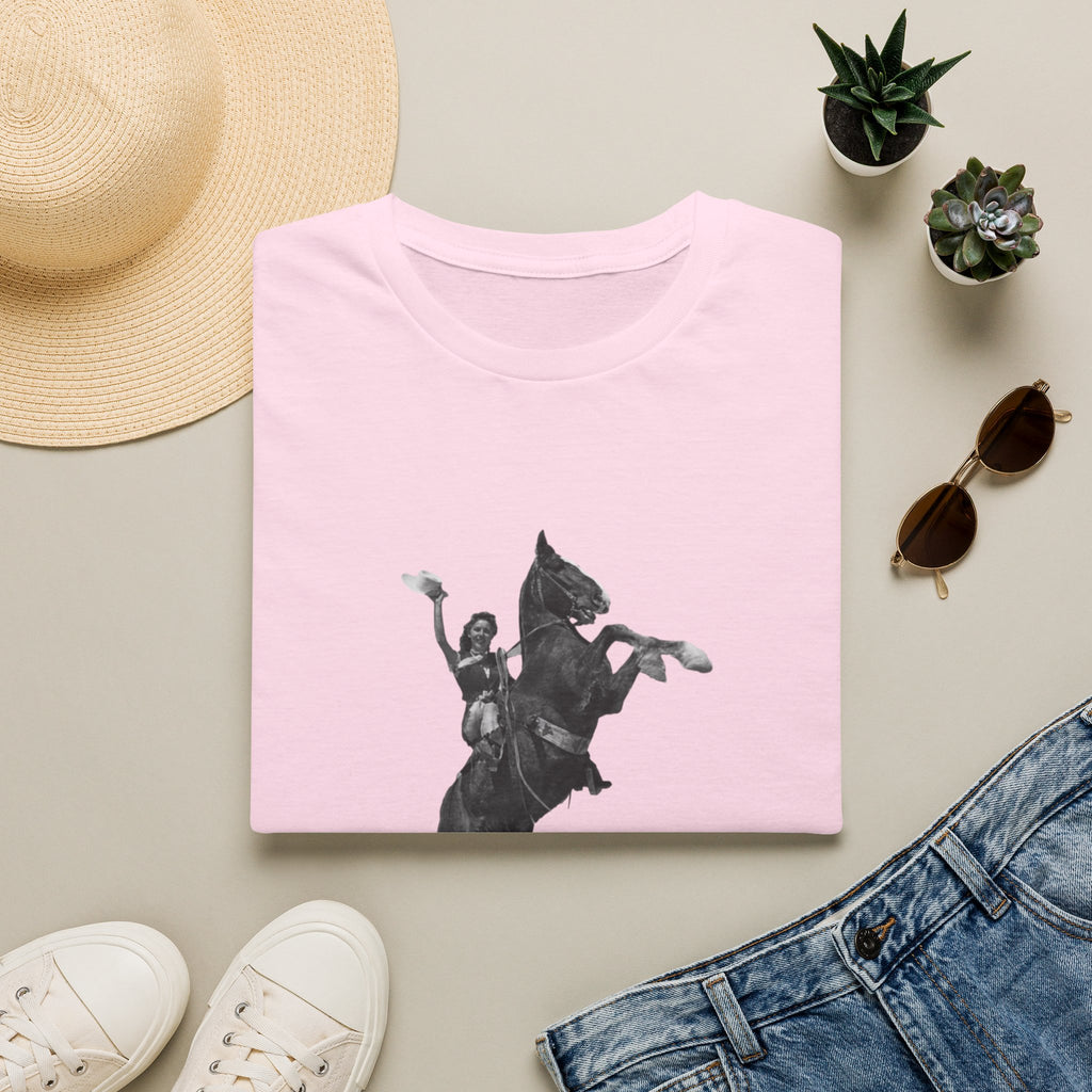Cowgirl Graphic T‑Shirt — Vintage Horse & Rider Tee