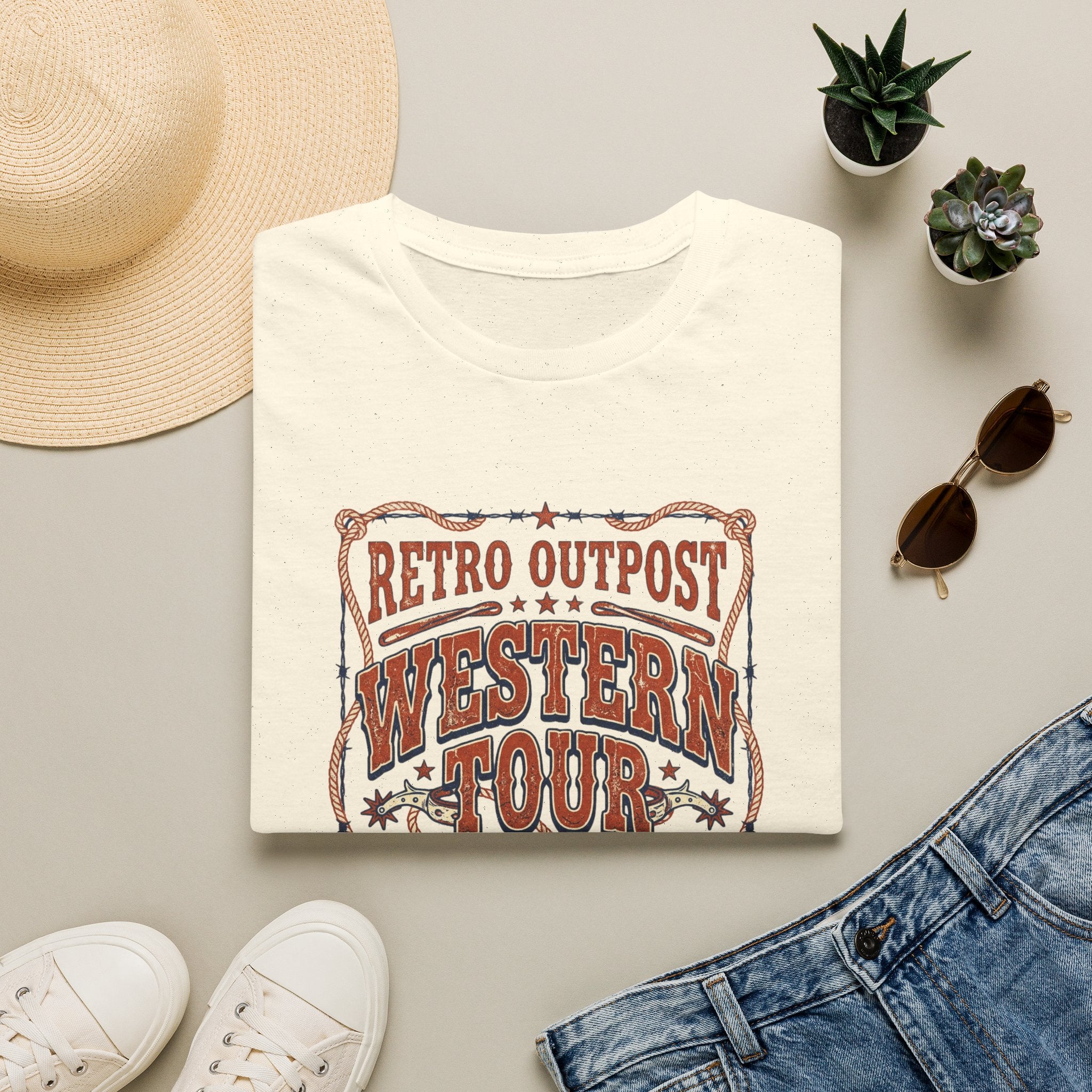 Western Tour Retro Outpost T-Shirt