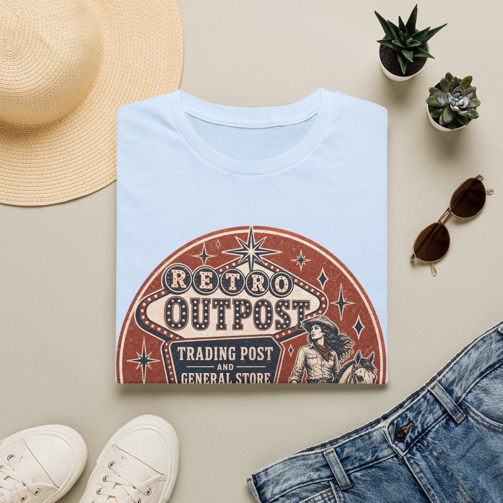 Retro Outpost T‑Shirt — Vintage Trading Post Graphic Tee
