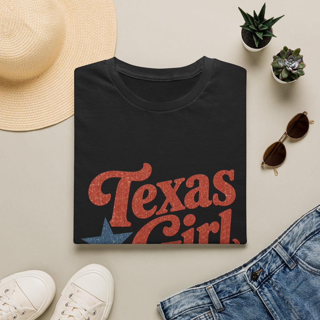 Texas Girl T-Shirt — Vintage Retro Lone Star Graphic Tee
