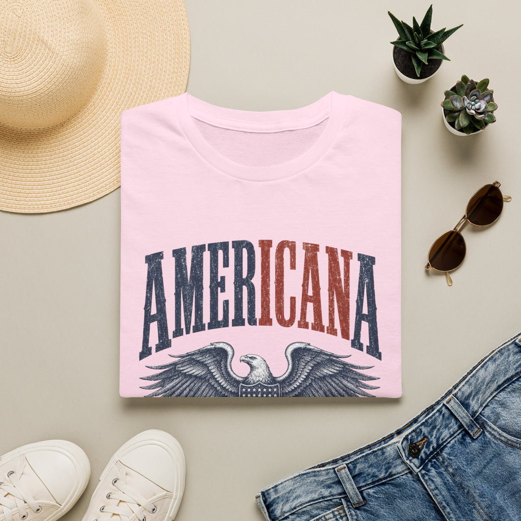 Americana Eagle T-Shirt — Vintage Patriotic Graphic Tee