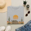 Armadillo Desert Sunset T-Shirt — Retro Cactus Road Wildlife Tee