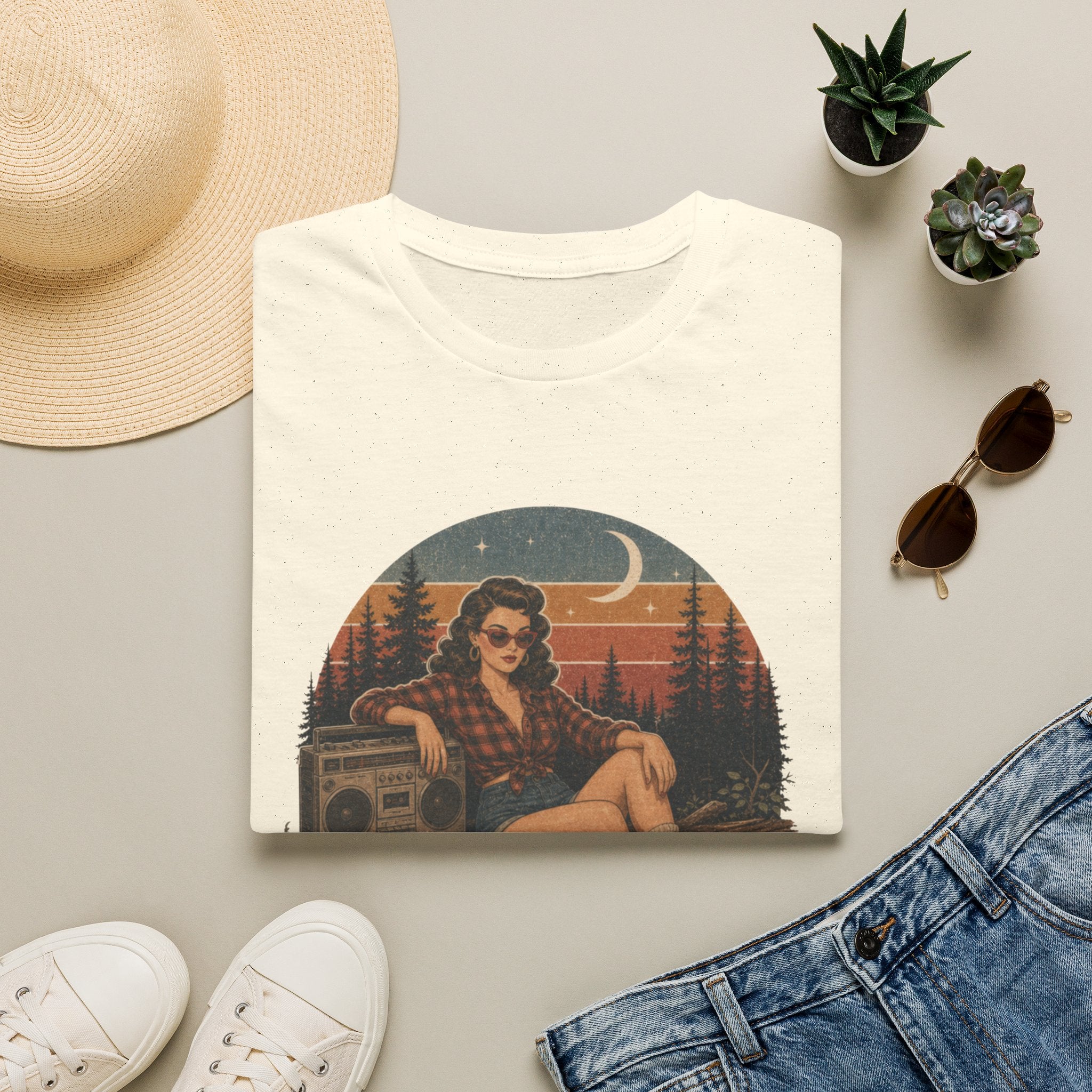 Vintage 'Wild Heart, Old Soul' Graphic T-Shirt