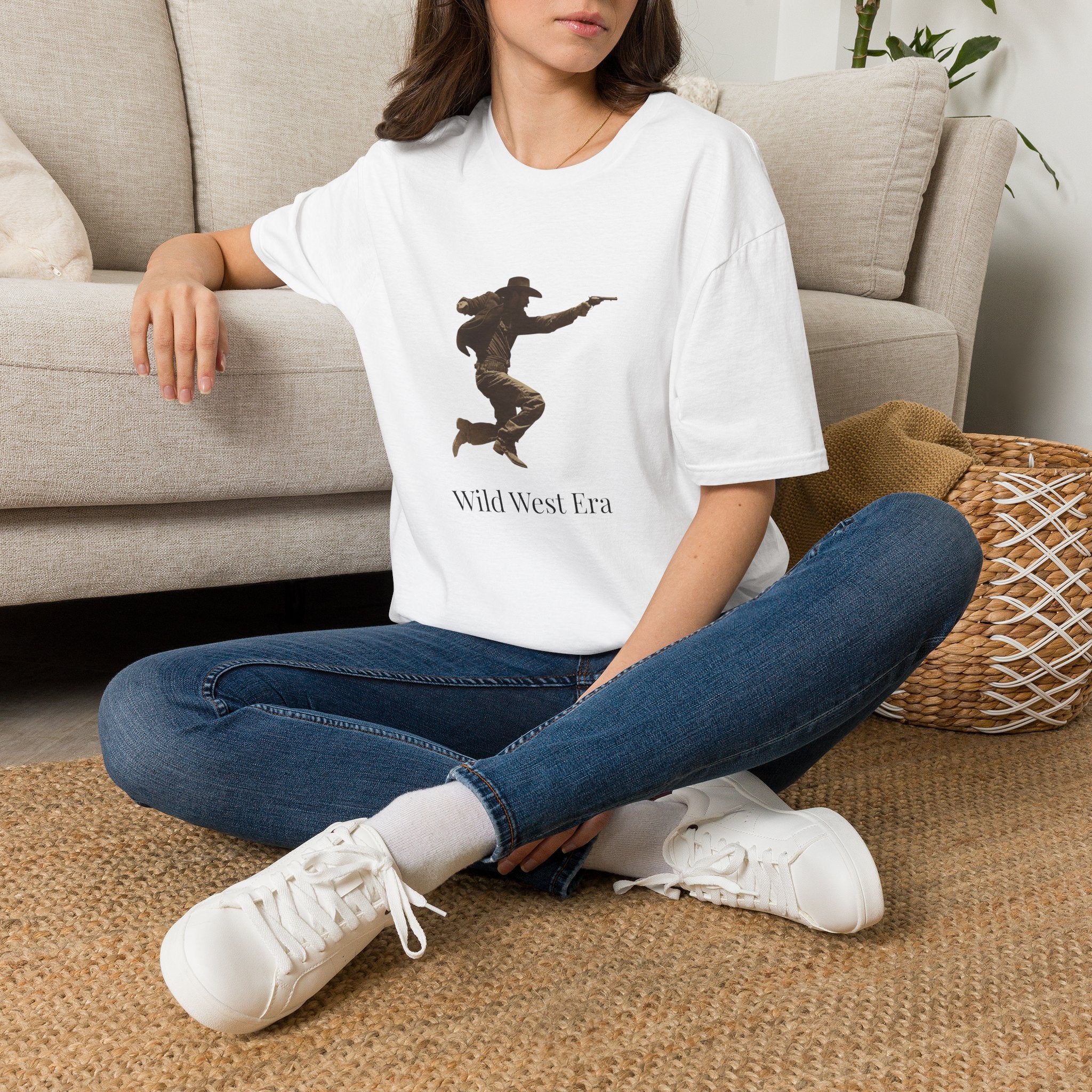 Cowboy Silhouette T-Shirt — Wild West Era Graphic Tee