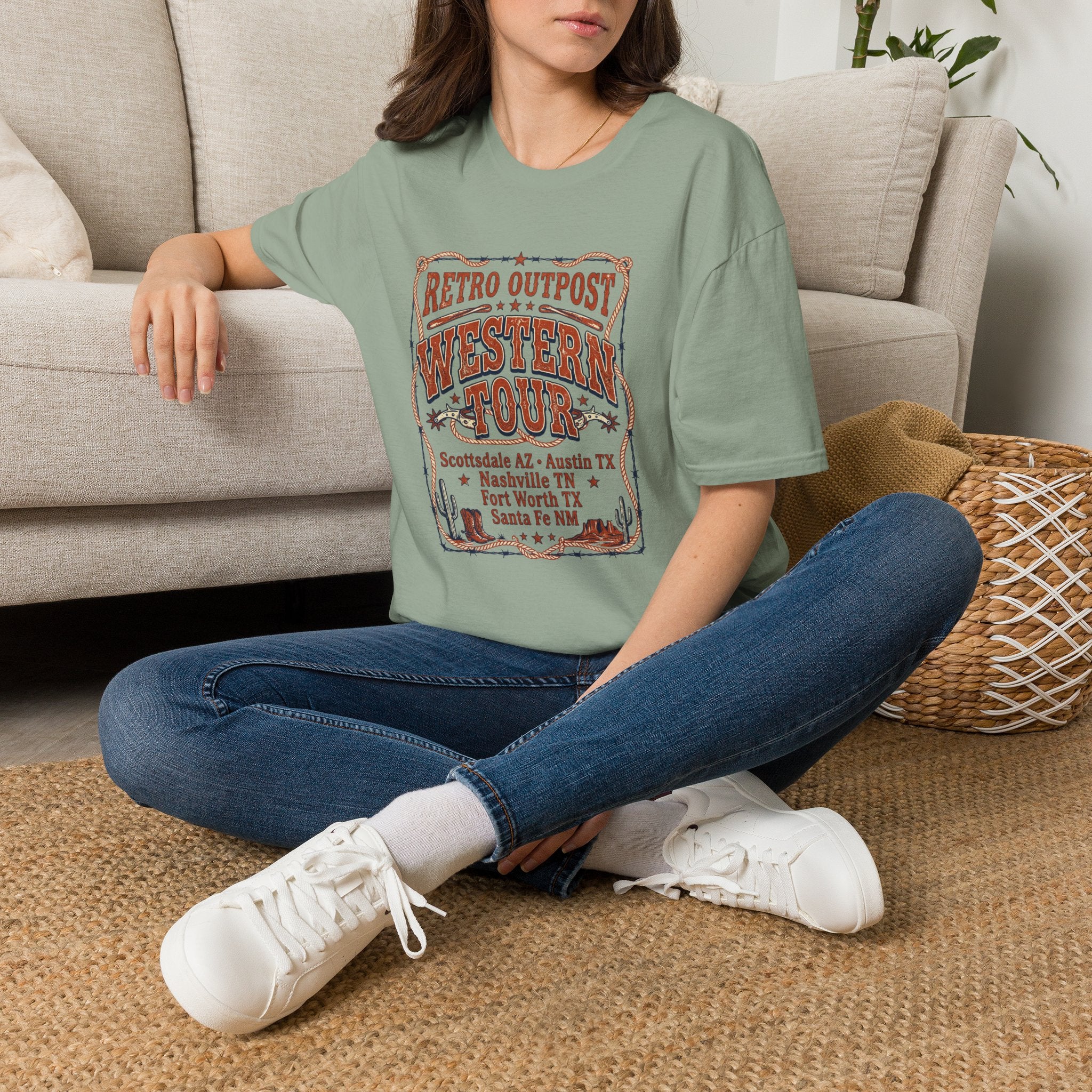 Western Tour Retro Outpost T-Shirt