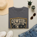 Cowgirl Drive-In Vintage T-Shirt — Retro Western Graphic Tee ("Cowgirl Drive-In Open Since 1955")