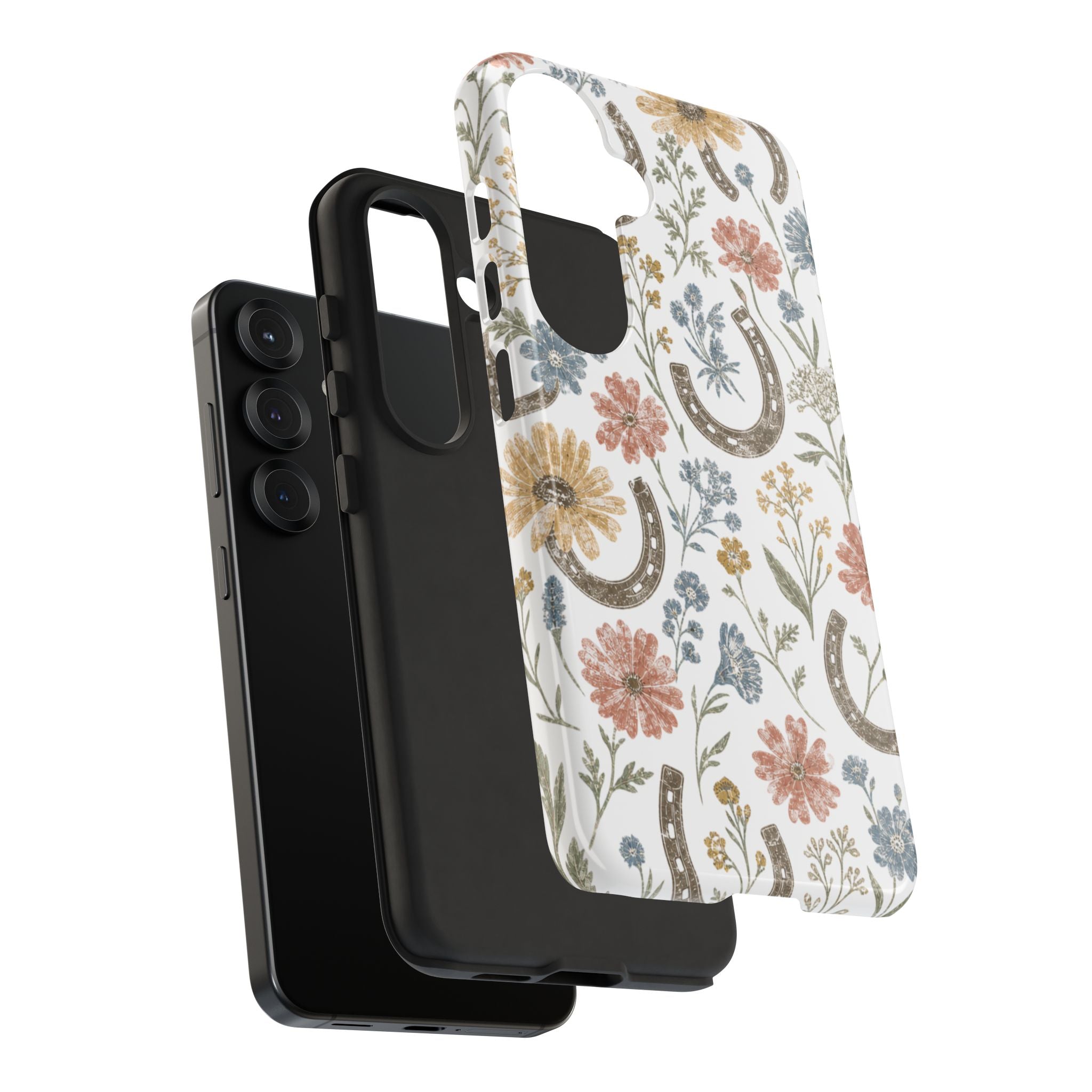 "Floral Horseshoe" Phone Case
