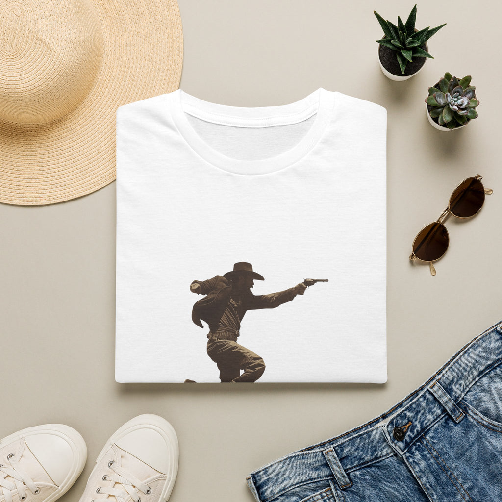 Cowboy Silhouette T-Shirt — Wild West Era Graphic Tee