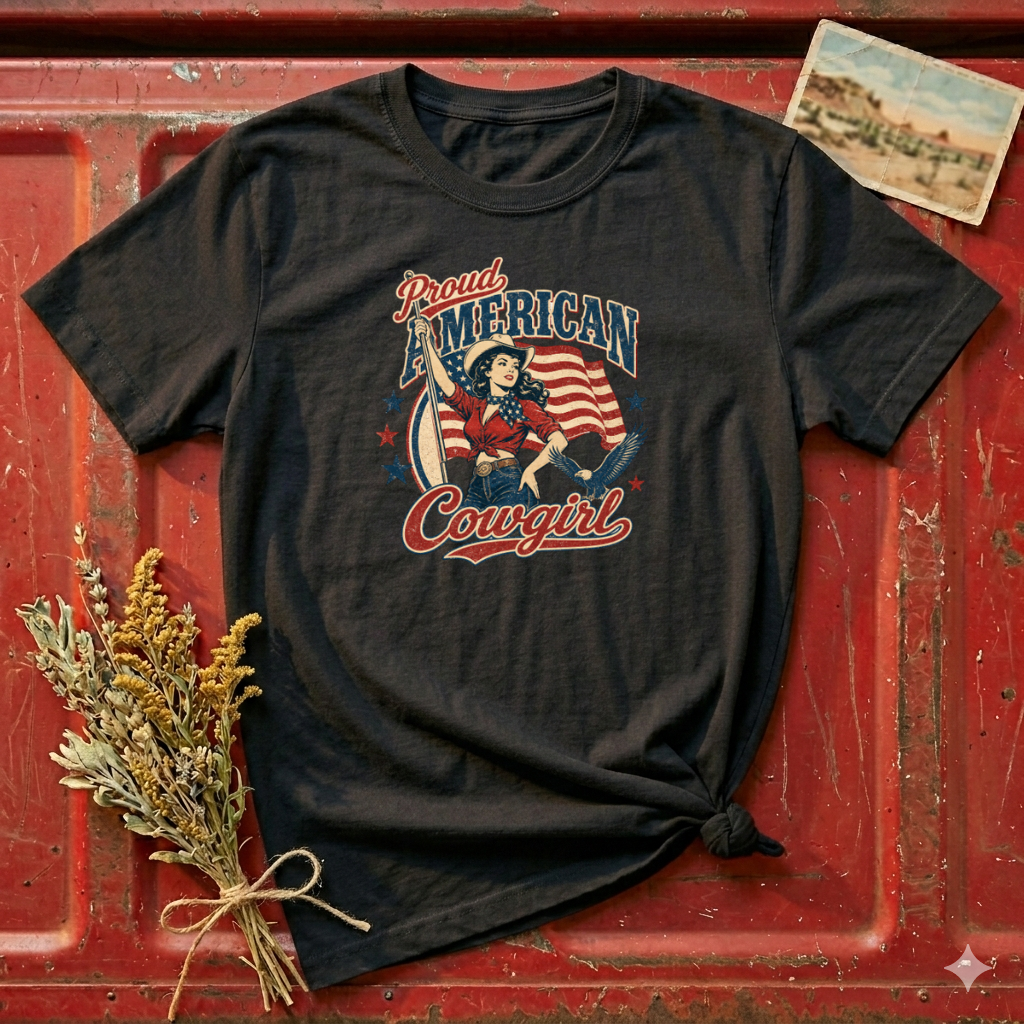 Proud American Cowgirl T-Shirt