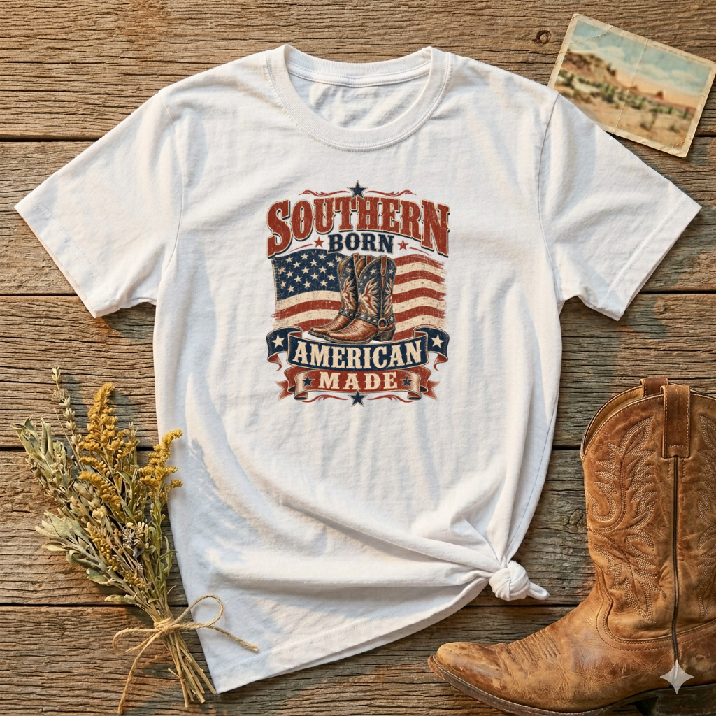 Southern Born American Made T‑Shirt