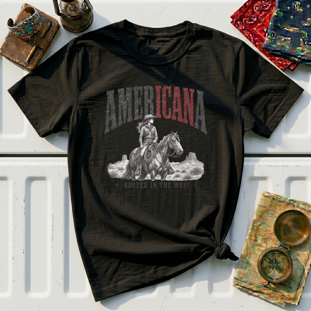Americana Eagle T-Shirt — Vintage Patriotic Graphic Tee
