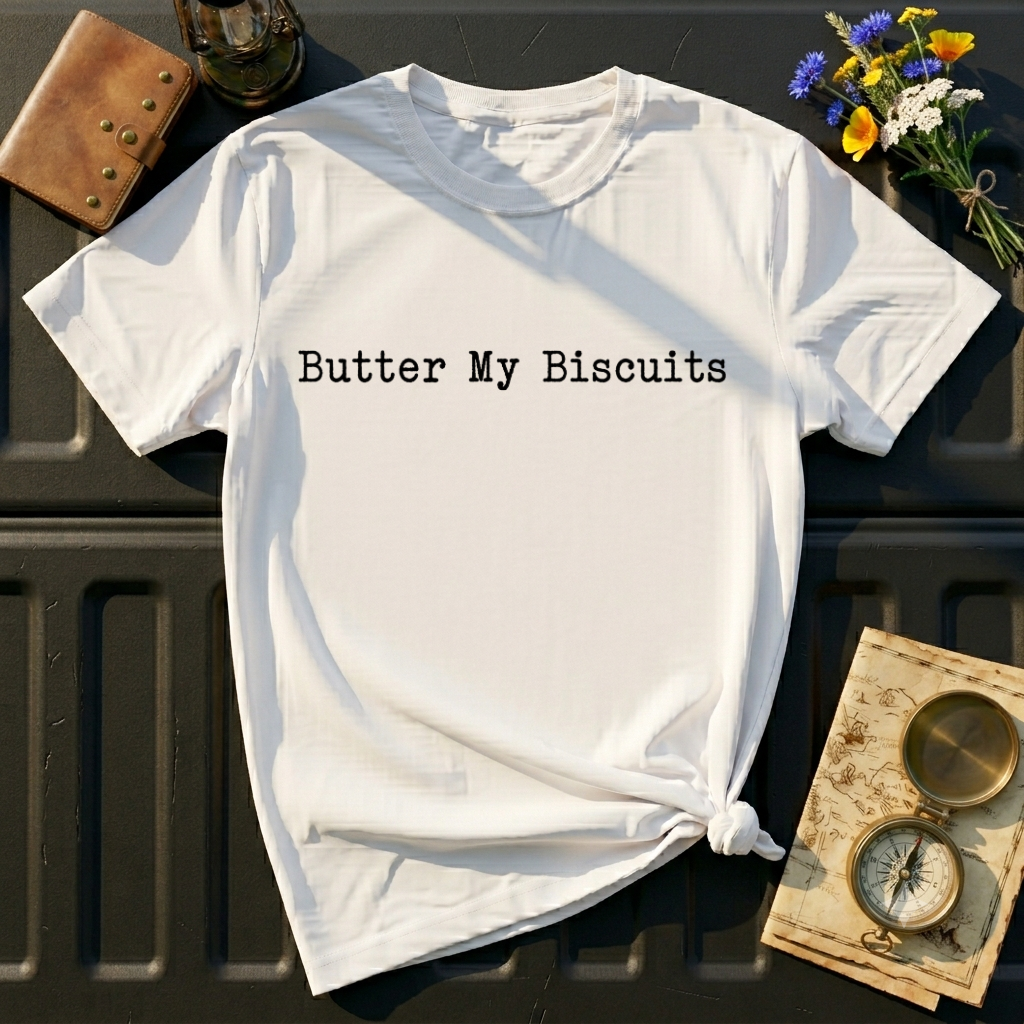 Butter My Biscuits T-Shirt — Funny Southern Phrase Tee
