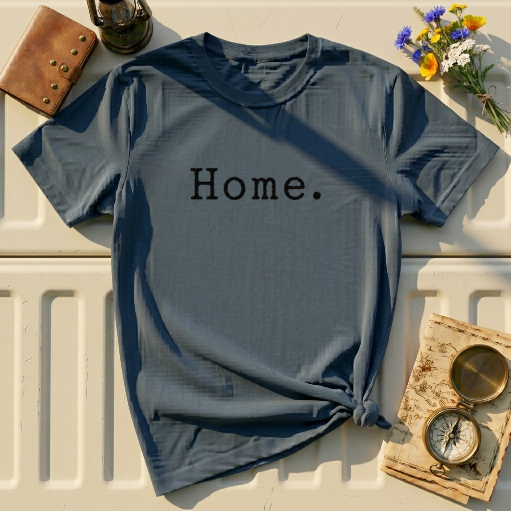Home. Minimalist Graphic T-Shirt — Cozy Comfort Tee for Relaxed Living