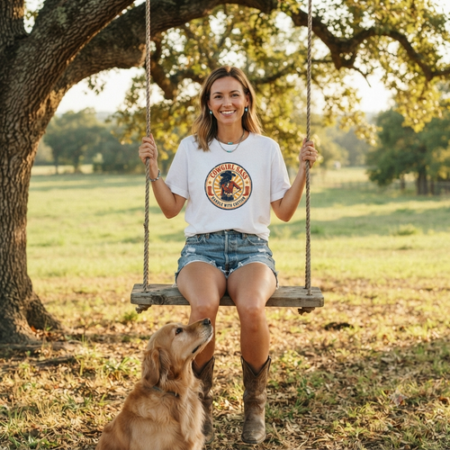 "Cowgirl Sass"  Graphic T-Shirt